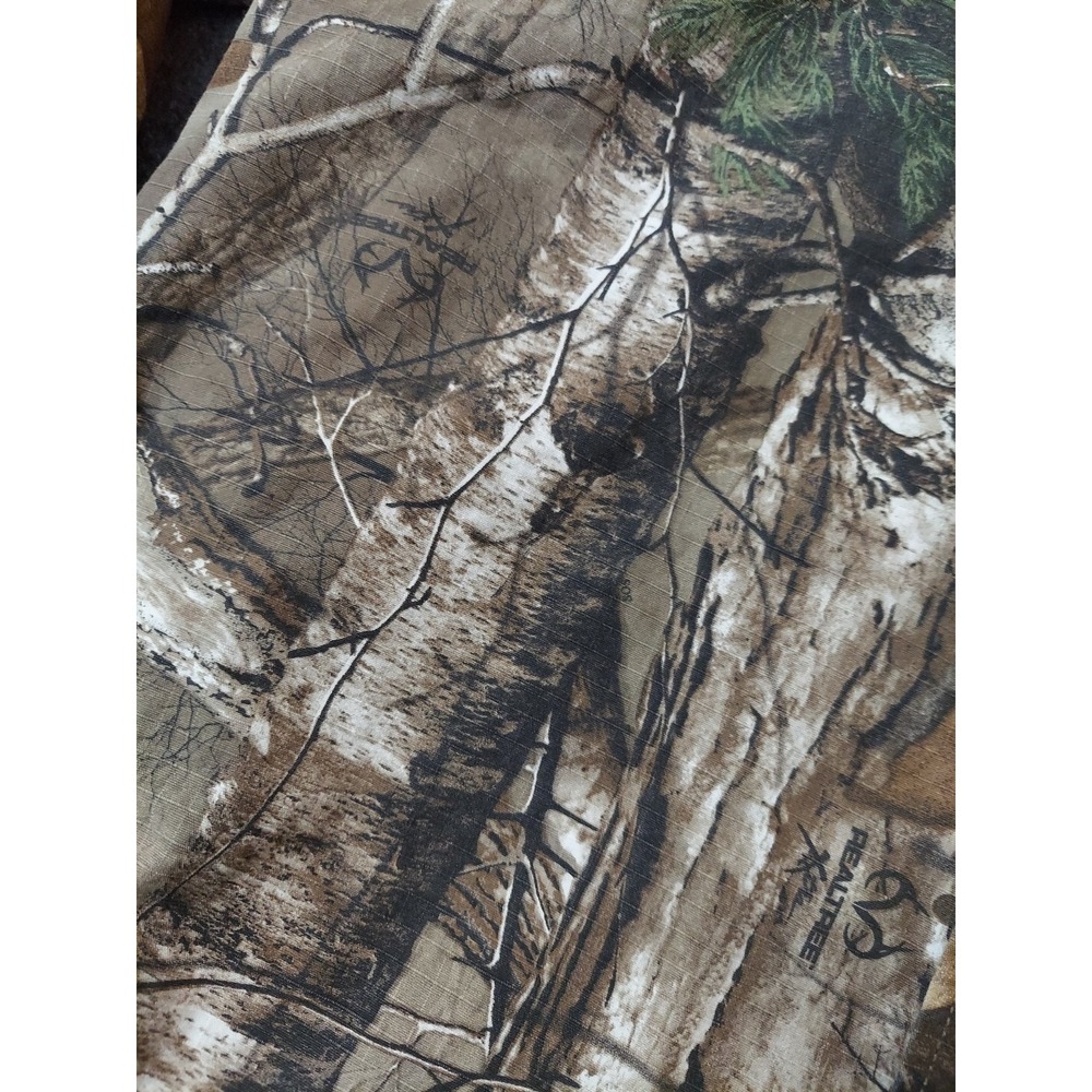 Hobbs Creek Shirt Large Ripstop‎ Button Up Realtree Camouflage Hunting Brush - Picture 3 of 10